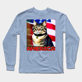 Cat America Long Sleeve T-Shirt